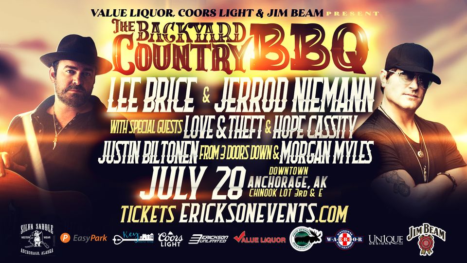 Backyard Country BBQ Part 2 - Lee Brice, Jerrod Niemann w/ special guests Love & Theft & More