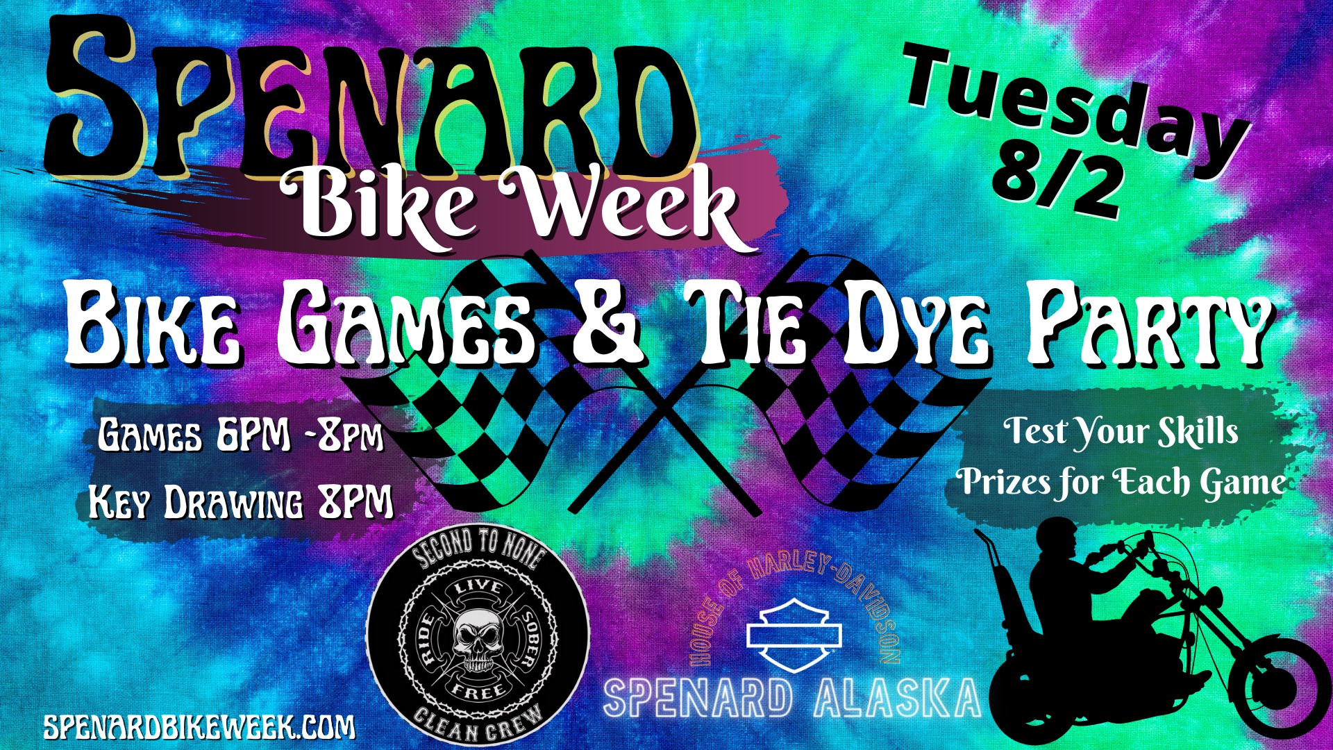 Spenard Bike Week - Bike Games and Tie Dye Party