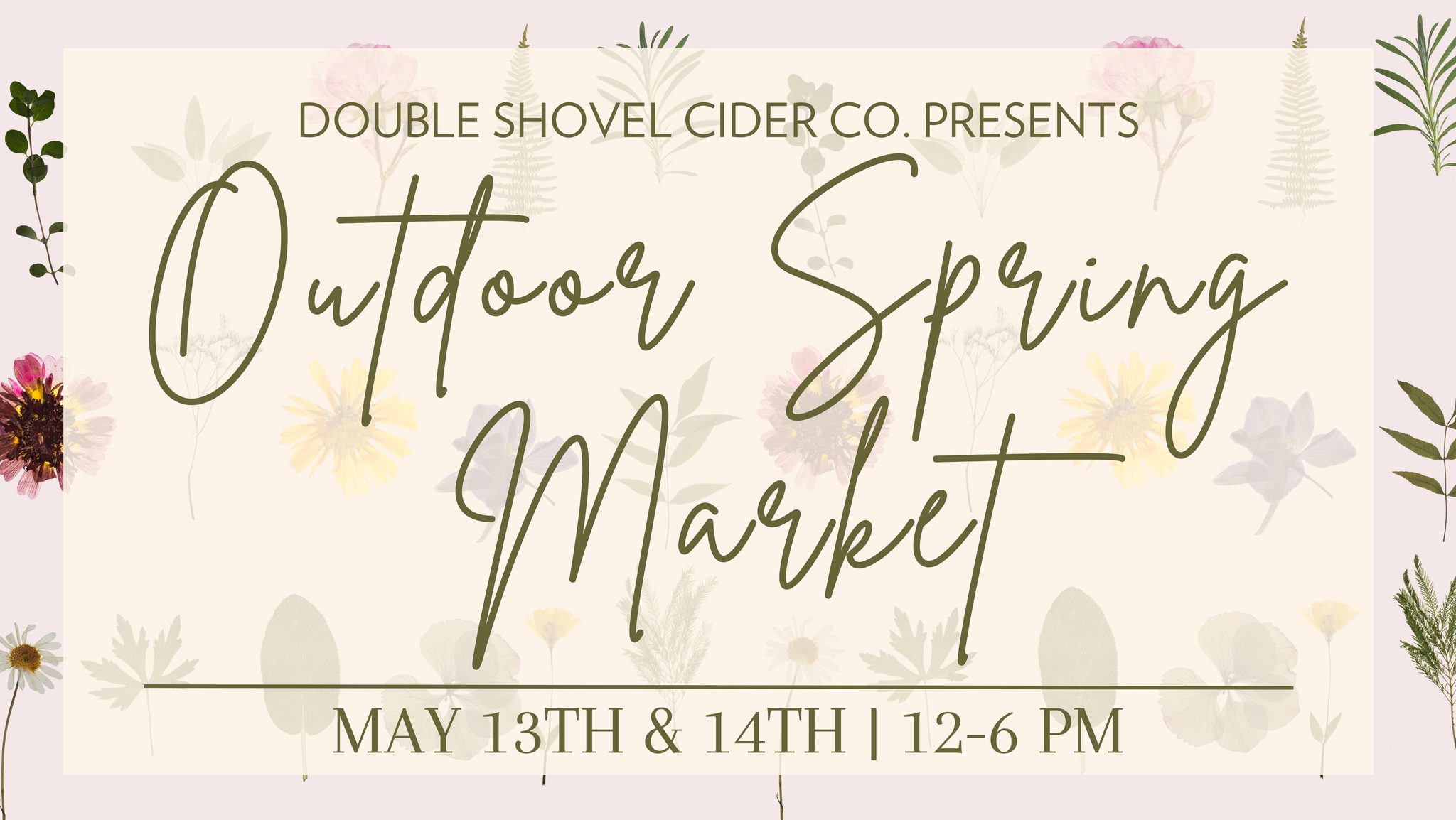 Outdoor Spring Market - Mothers Day Weekend (Sat & Sun)