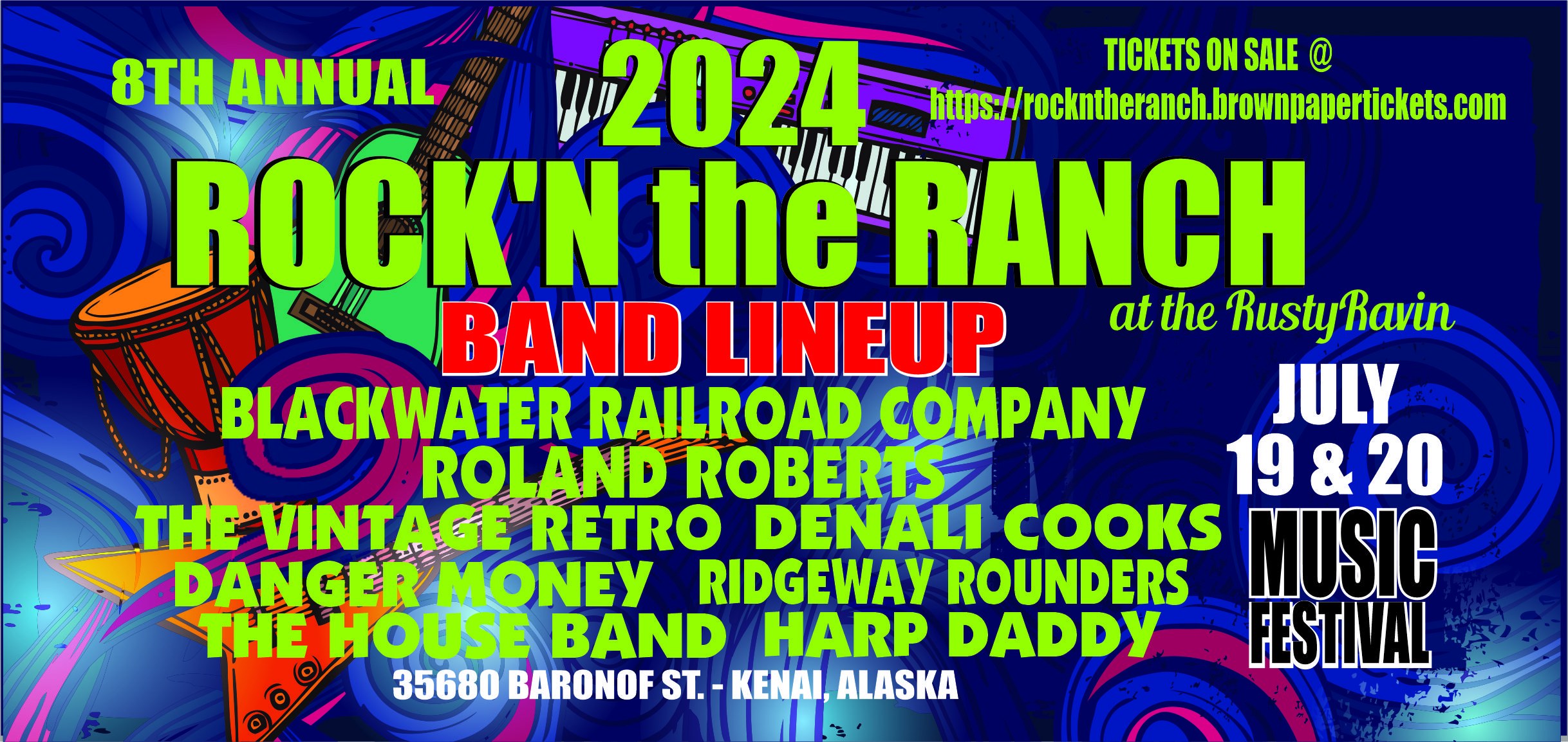 Rock'n the Ranch Music Festival in Kenai (July 19th & 20th)