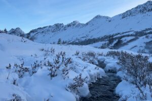 Snowshoeing in Chugach State Park